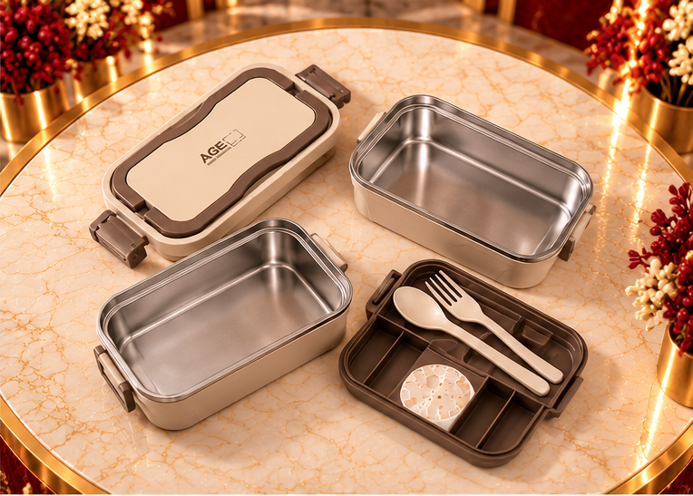 Multi-layer school lunch box