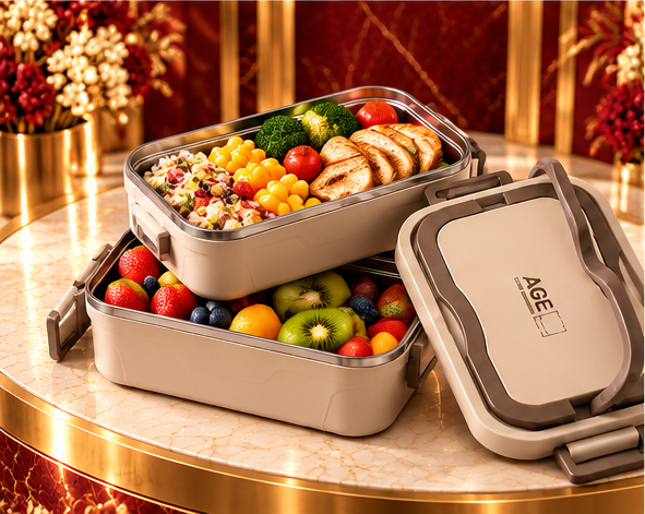 Multi-layer school lunch box