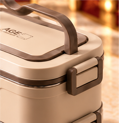 Multi-layer school lunch box