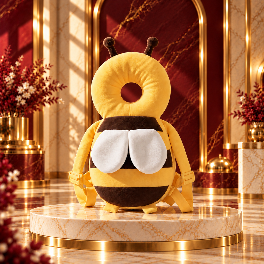 Bee pillow for baby protection